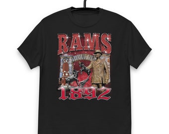 T-shirt à manches courtes Winston-Salem State University l T-shirt vintage style années 90 | T-shirt de rap bootleg rétro unisexe l WSSU I HBCU l Rams