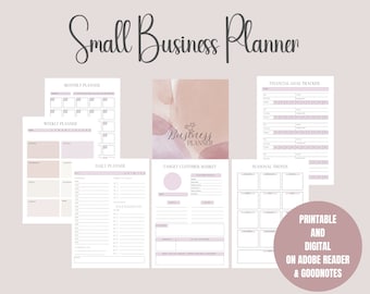 Boss Lady Budget: Monthly Planner Printables for Entrepreneurs - Affiliate Marketing - Digital Business and Personal Planner with Budget