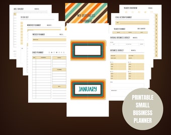 Small Business Planner - Budget Planner for Small Business - Multi Passionate Entrepreneur Women