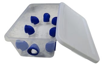 Puertos de 1,5 pulgadas para guardar alimento para codornices / Comedero DIY sin desperdicio para Coturnix / Juego de PLA impreso en 3D / 2B Creations
