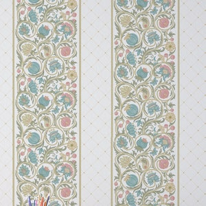 grandmillennial wallpaper, cottagecore wallpaper, farmhouse wallpaper, peel and stick wallpaper