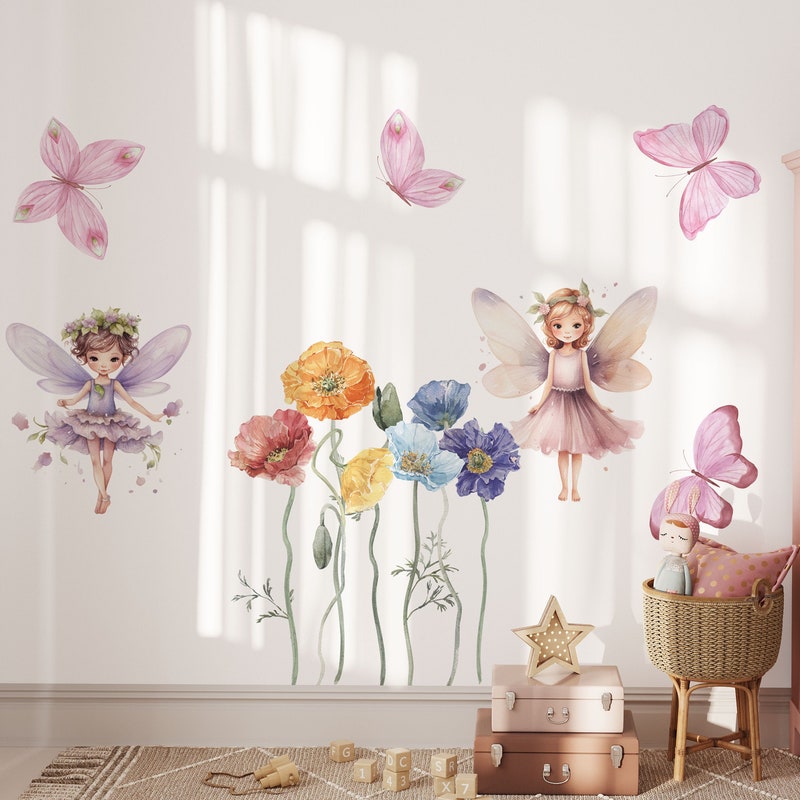 Fairy Wall Decal - Etsy