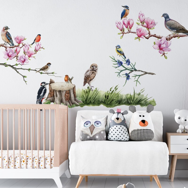 Bird Wall Decal - Etsy