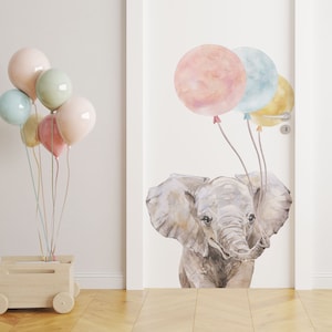 Elephant nursery decor, Safari nursery decal, Elephant wall decal, nursery wall decals,Safari Wall Decal Big Set, safari wall decals