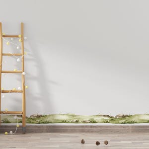 grass wall decals, grass wall stickers, woodland elements wall decals