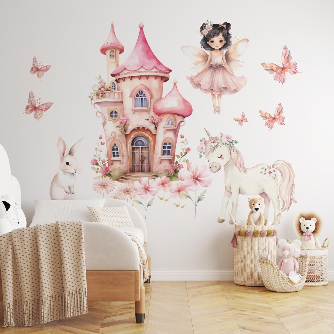 Fairy Wall Decals, Fairy Stickers, Girls Room Decor, Fairy Decor, Girls ...