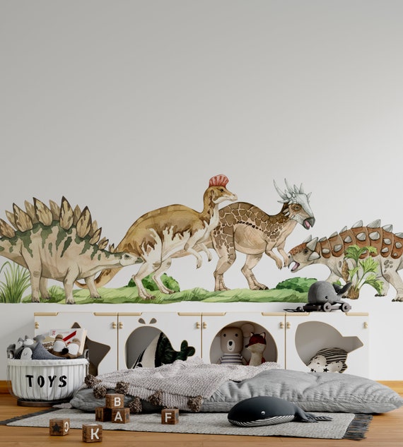 Vinilos decorativos adhesivos infantiles Dinosaurios Espaciales
