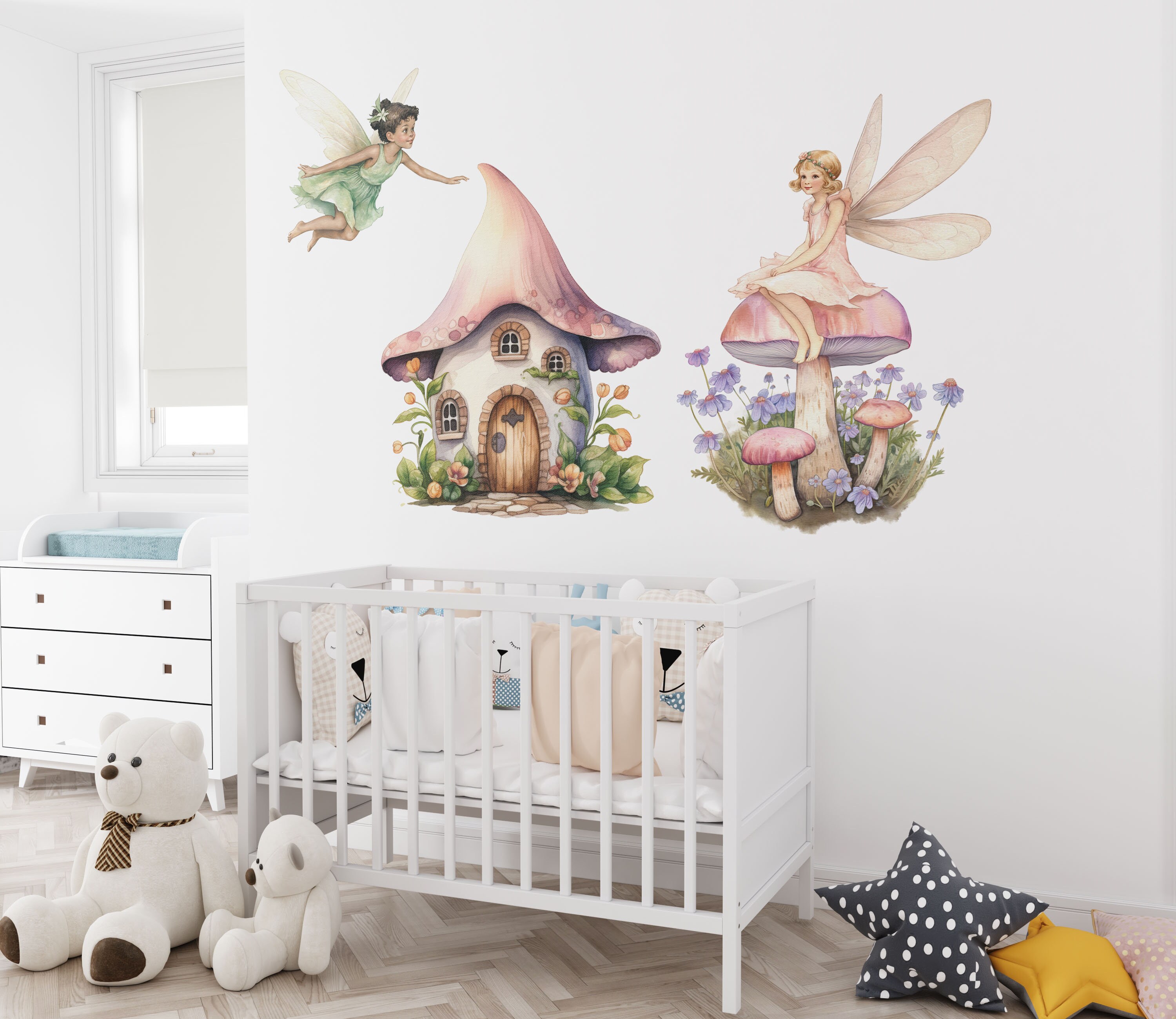 Fairy Wall Stickers, Fairy Wall Decals, Fairy Stickers, Girls Room ...