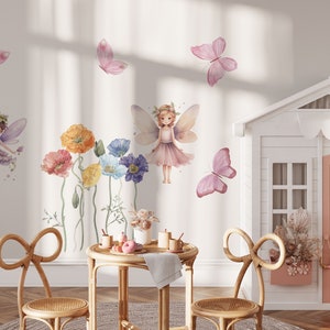 Fairy Wall Decals, Fairy Stickers, Girls Room Decor, Fairy Decor, Girls ...