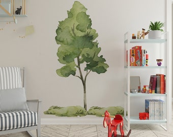 Large tree wall decals, tree wall sticker, forest wall decals,  large forest wall decal, kids wall decal, tree wall sticker trees wall decal