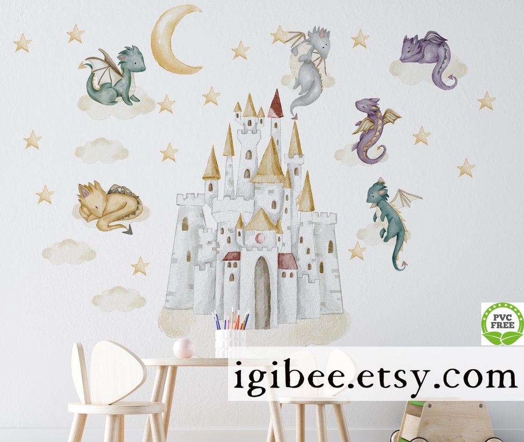Dragon Nursery Decor, Dragon Nursery Wall Decor, Baby Room Wall, Dragon ...