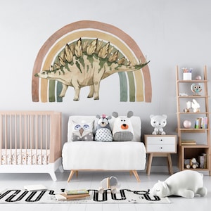 dinosaur wall decal big set, dinosaur wall stickers, jurassic in boy room, dinosaur stickers, dinosaur wall art, kids wall sticker,