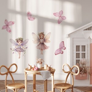 Fairy Wall Decals, Fairy Stickers, Girls Room Decor, Fairy Decor, Girls ...