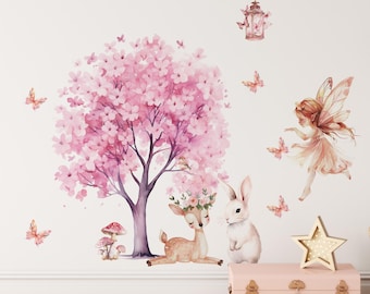 fairy wall decals, fairy stickers, girls room decor, fairy decor, girls room wall decals, nursery wall decor,