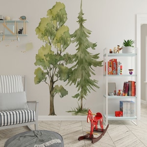 Adesivi murali con grandi alberi, adesivi murali con foresta, adesivi murali con grandi foreste, adesivi murali per bambini, adesivi murali con alberi, adesivi murali con alberi, adesivi murali per cameretta dei bambini