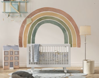 Sticker mural arc-en-ciel, déco arc-en-ciel bohème, autocollants arc-en-ciel, mur arc-en-ciel, grand sticker mural arc-en-ciel, sticker mural pour chambre d'enfant, stickers muraux pour chambre d'enfant