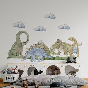 dinosaur wall decal, dinosaur wall decor, dinosaur wall stickers, dinosaur wall decals, dinosaur decal, dinosaur decoration, T-rex
