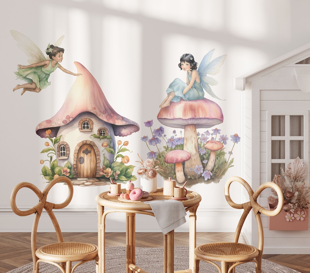 Fairy Wall Stickers, Fairy Wall Decals, Fairy Stickers, Girls Room ...