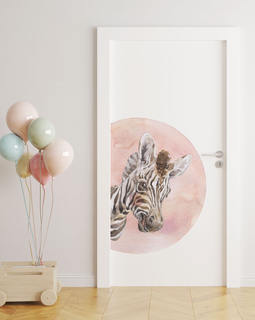 Safari Nursery Decal, Zebra Wall Decal, Nursery Wall Decals,safari Wall Decal Big Set, Savanna