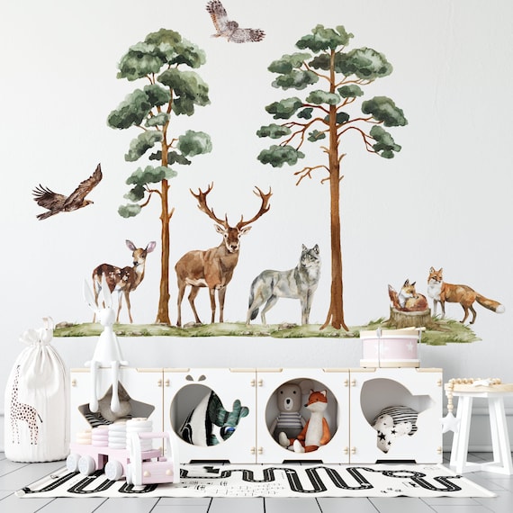 Pegatinas De Pared De Dibujos Animados,Marco De Fotos De Búho,Pegatinas