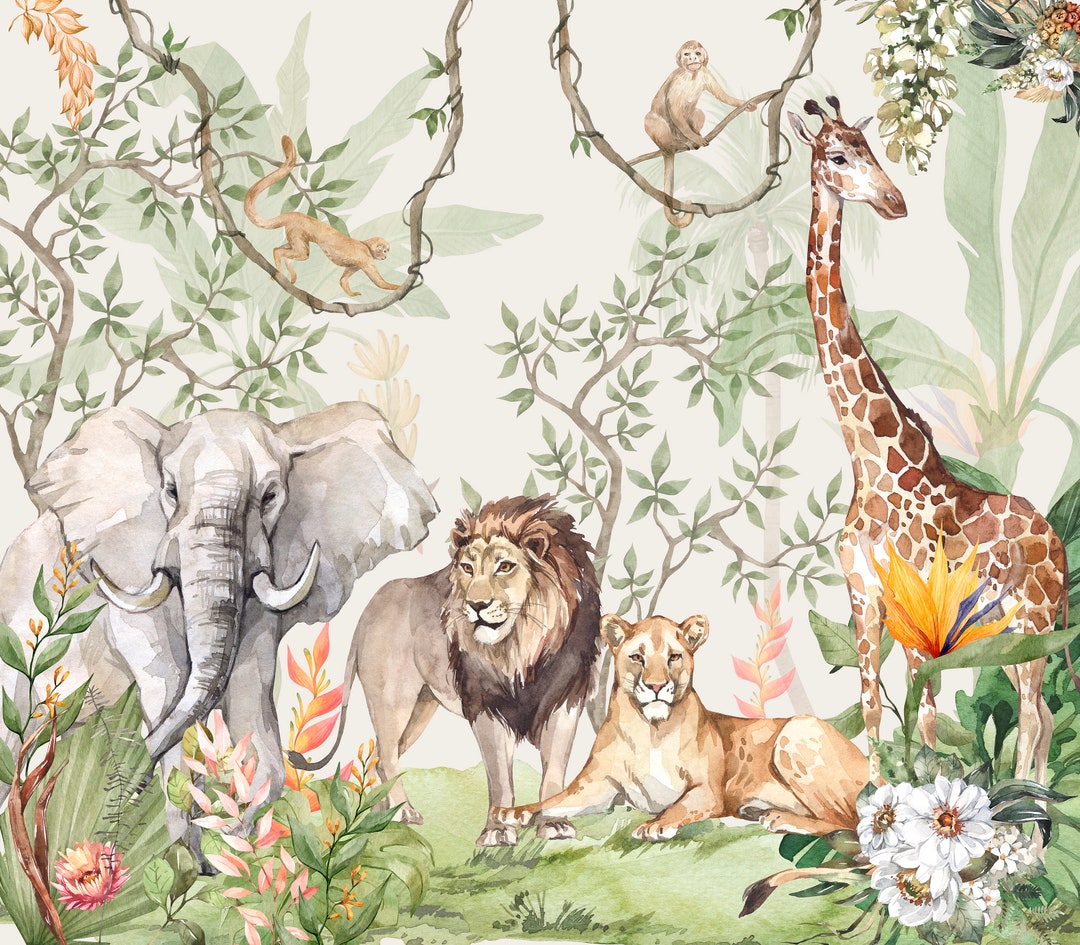 Vibrant Crayola Safari Artwork for Mobile Vibrant Crayola Safari Artwork for Mobile