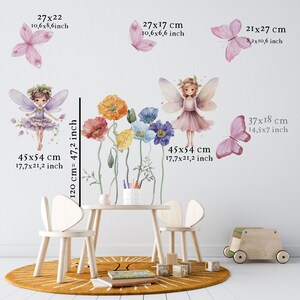 Fairy Wall Decals, Fairy Stickers, Girls Room Decor, Fairy Decor, Girls ...