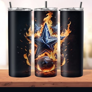 Vaso de fútbol americano Cowboy, 20 oz (descarga digital)