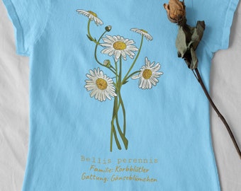 Daisies Natural Organic Cotton T-Shirt