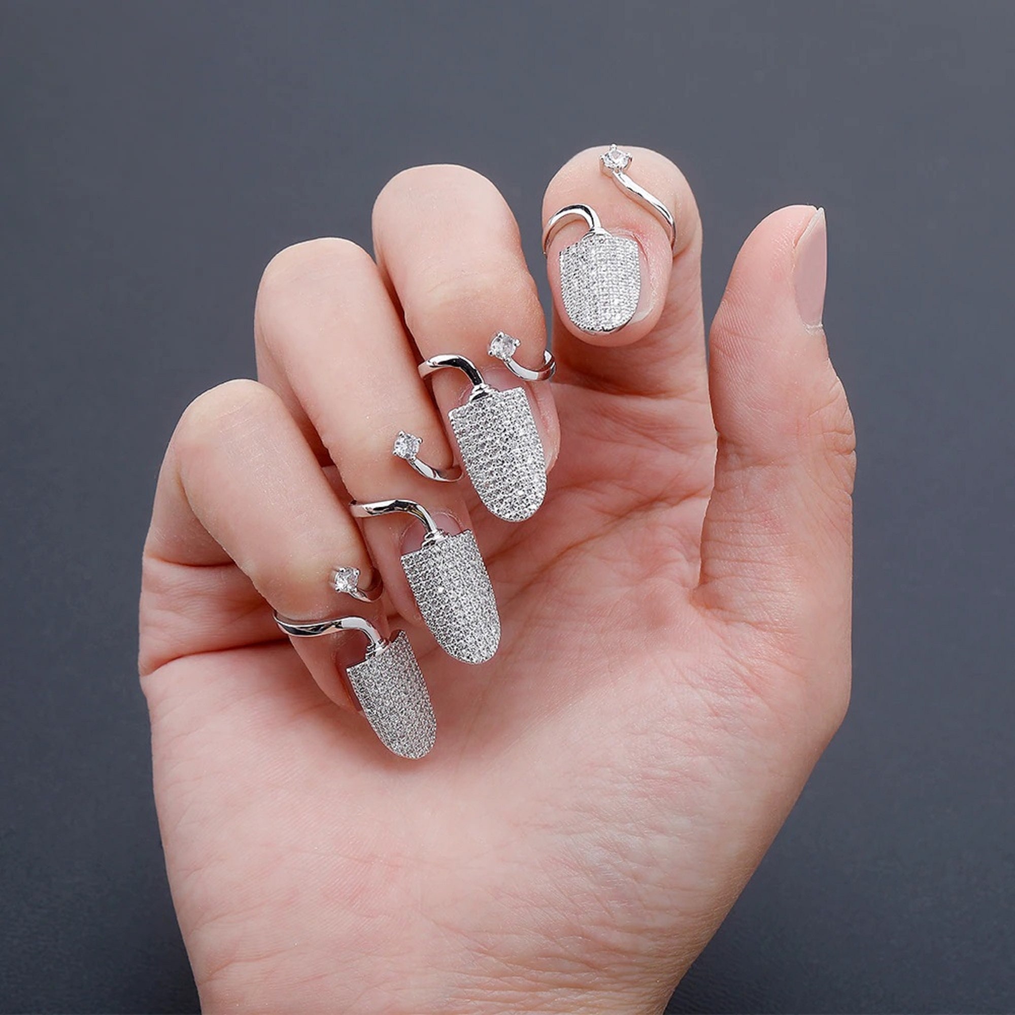 Fake Nail Rings 