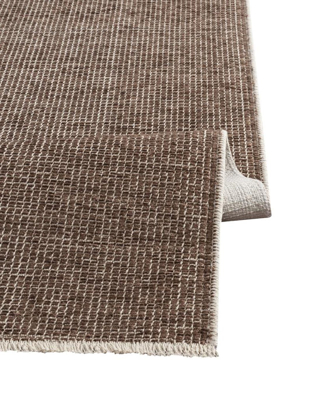 Contemporary Minimalist Brown Textured Area Rug – Modern Solid Color ...