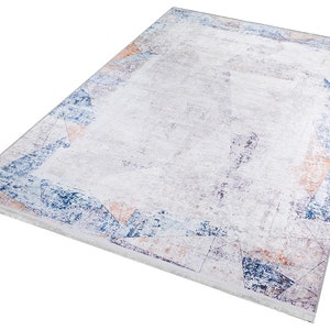 Contemporary rug, Modern Rug, Turkish Rug, Home Decor, Washable Carpet, Decorative Rug, Bohemian Rug, Washable rug, Rugs for Living room