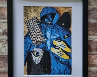 Football Casuals fashion Pop Art Tribute prints