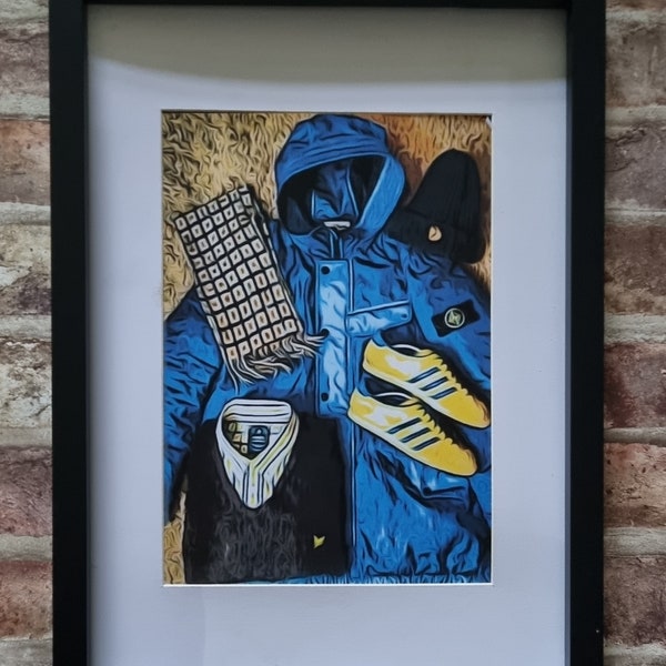 Voetbal Casuals mode Pop Art Tribute-prints