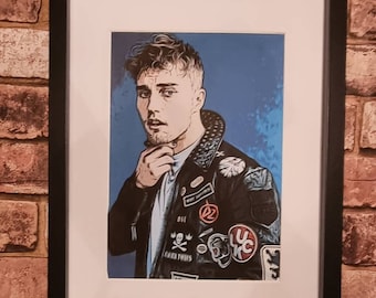 Sam Fender collection pop art poster prints