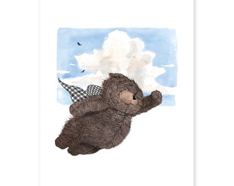 Super Ted - Fine Art Print
