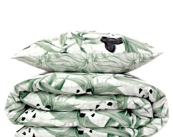 Panda Dreams Cotton Quilt Cover Set | Kids bedding | Kids bedroom | Reversible Duvet Pillowcase