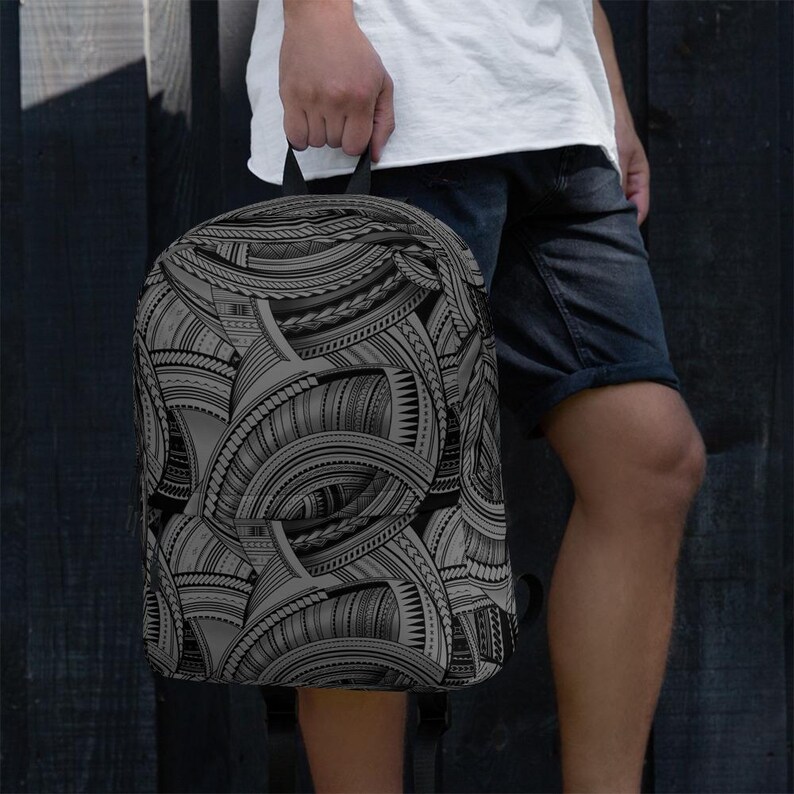 Toa Samoa Backpack Samoan Tatau Swirl Backpack - Etsy