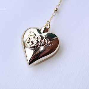 Collar Corazón Dorado, Colgante Cuchara Réplica de Lana Del Rey, Joyería Delicada, Regalo para Ella imagen 13