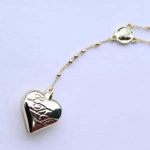 Collar Corazón Dorado, Colgante Cuchara Réplica de Lana Del Rey, Joyería Delicada, Regalo para Ella imagen 15