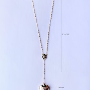 Collar Corazón Dorado, Colgante Cuchara Réplica de Lana Del Rey, Joyería Delicada, Regalo para Ella imagen 16