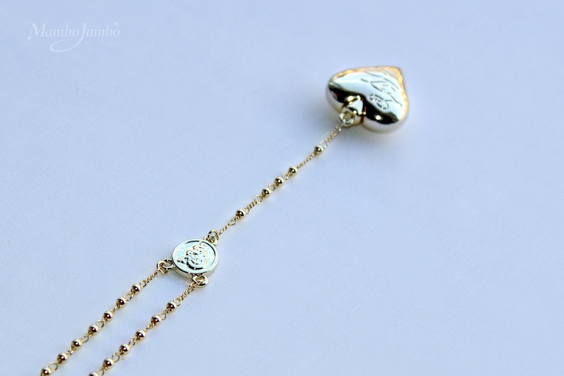 Collar Corazón Dorado, Colgante Cuchara Réplica de Lana Del Rey, Joyería Delicada, Regalo para Ella imagen 10