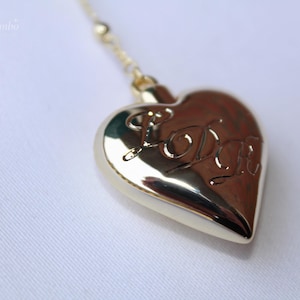 Collar Corazón Dorado, Colgante Cuchara Réplica de Lana Del Rey, Joyería Delicada, Regalo para Ella imagen 14