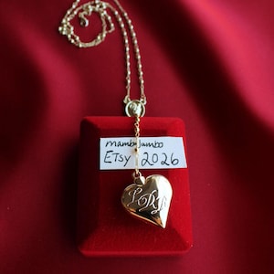Collar Corazón Dorado, Colgante Cuchara Réplica de Lana Del Rey, Joyería Delicada, Regalo para Ella imagen 3