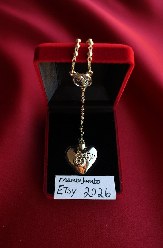 Gold Heart Necklace, Lana Del Rey Replica Spoon Pendant, Dainty Jewelry, Gift for Her