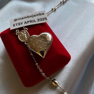 LANA DEL REY - Heart Pendent - Silver - Replica A++++