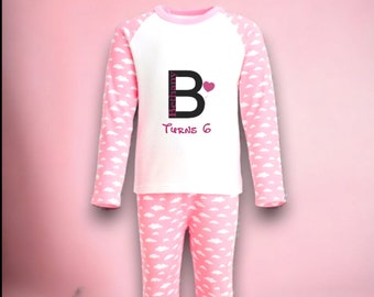 Pijama de nube personalizado / Cumpleaños / Niñas / Niños