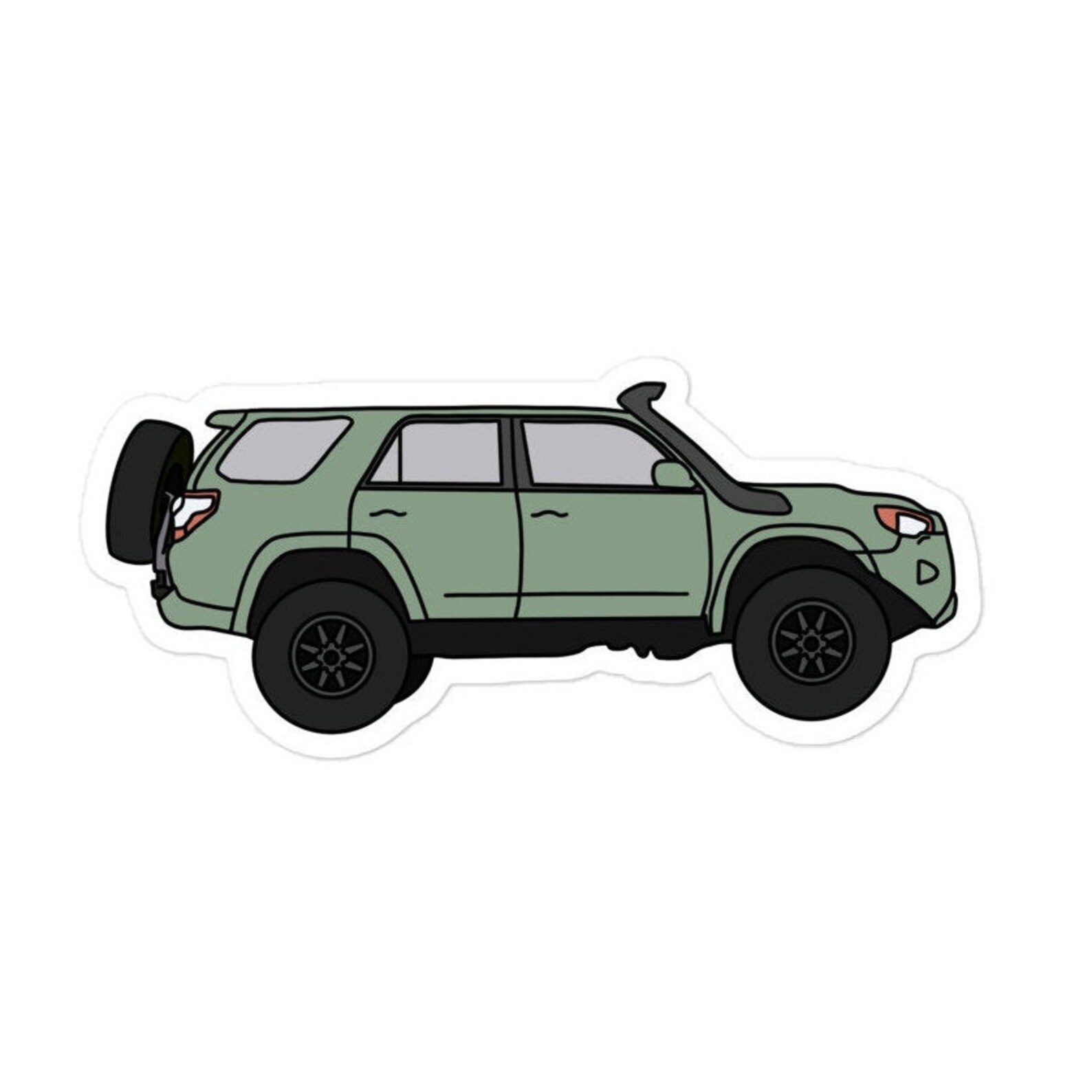 Green 4runner Sticker - Etsy