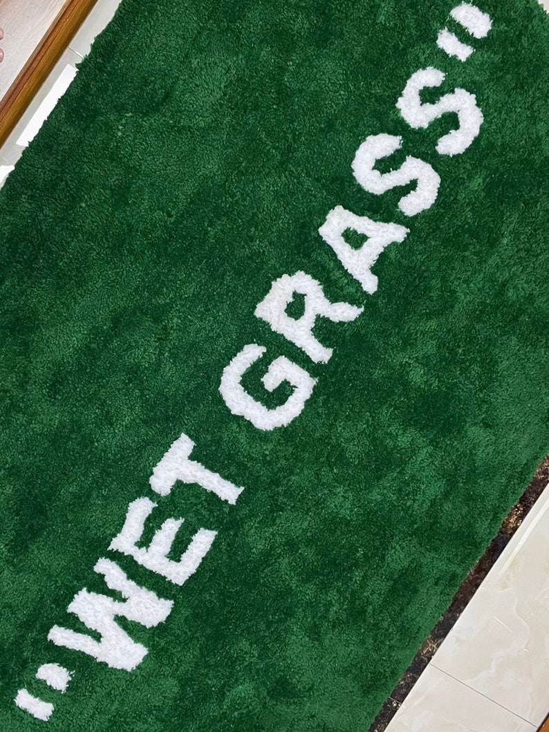 Wet Grass Rug Custom Hypebeast Carpet fedex Shipping Etsy