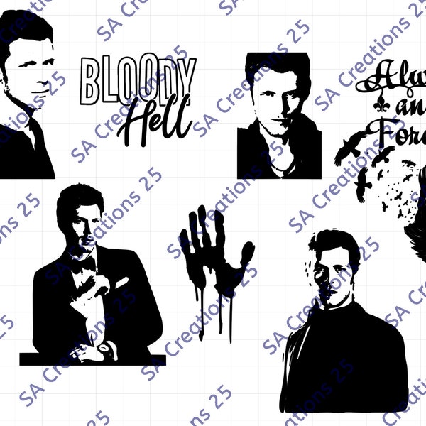 Klaus Mikaelson Bundle Tvd/The Orignals - SVG + PNG  Cricut Design