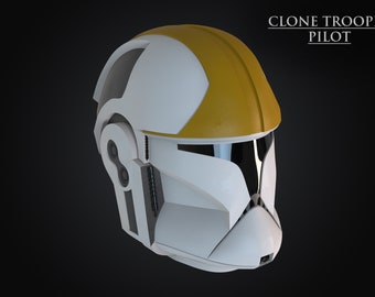 Clone Trooper Pilot Helmet Phase 1 3D Print STL Files